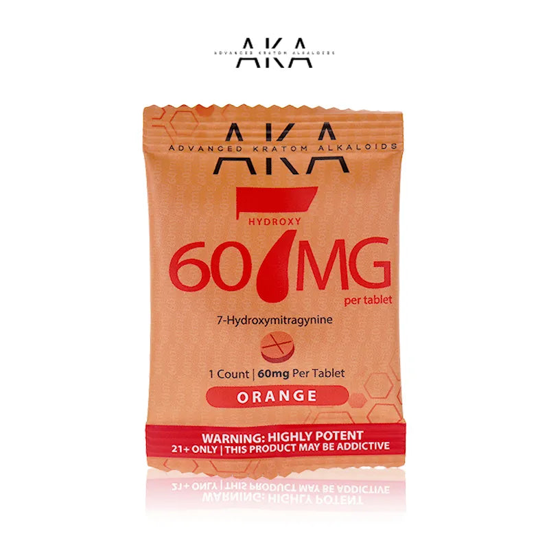 AKA 7 Hydroxy Kratom Tablets 60mg 1ct