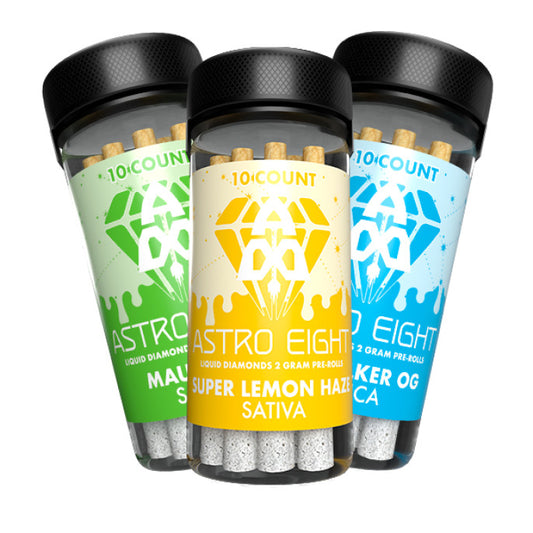 Astro Eight Prerolls Liquid Diamonds 2g 10CT