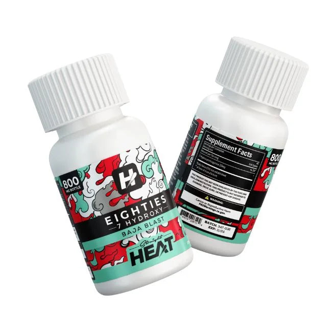 Straight Heat Eighties 7 Hydroxy 80mg total 800mg
