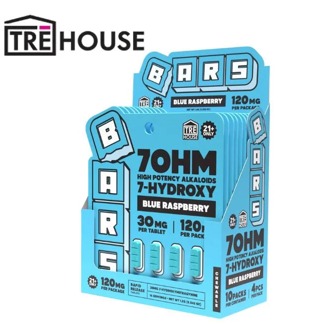 Bars Tre House 7 Hydroxy Kratom Tablet 30mg 4pk