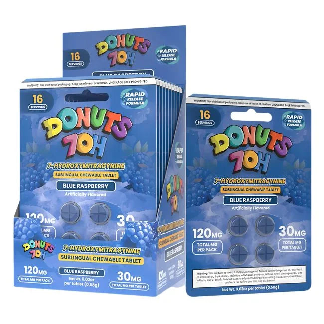 Donuts 7oh Hydroxy 30mg Per Tablet 4pk