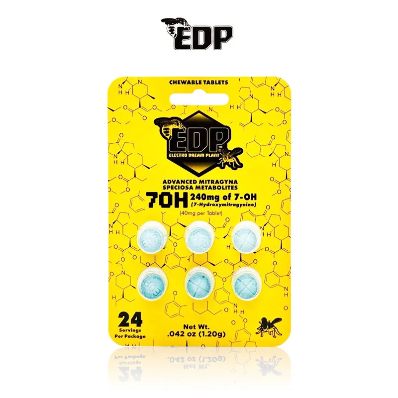 Electro Dream Plant 7oh Kratom Tablets Hydroxy 40mg 6ct