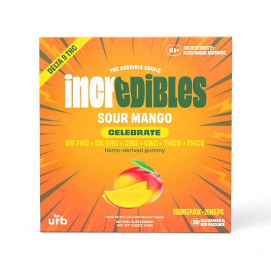 Incredible Delta 8 Gummies | 600 MG | 30 Count Per Pack