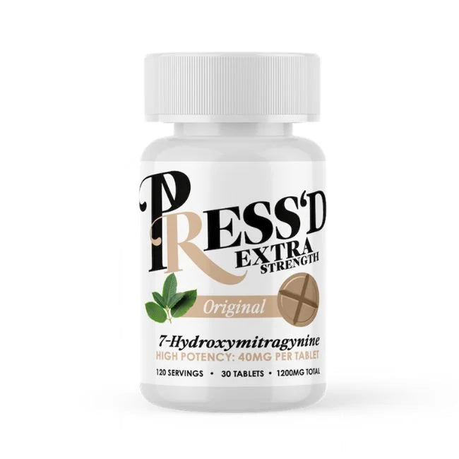 Pressd 7 Hydroxymitragynine Extra Strength 40mg Per Tablet 30ct Jar