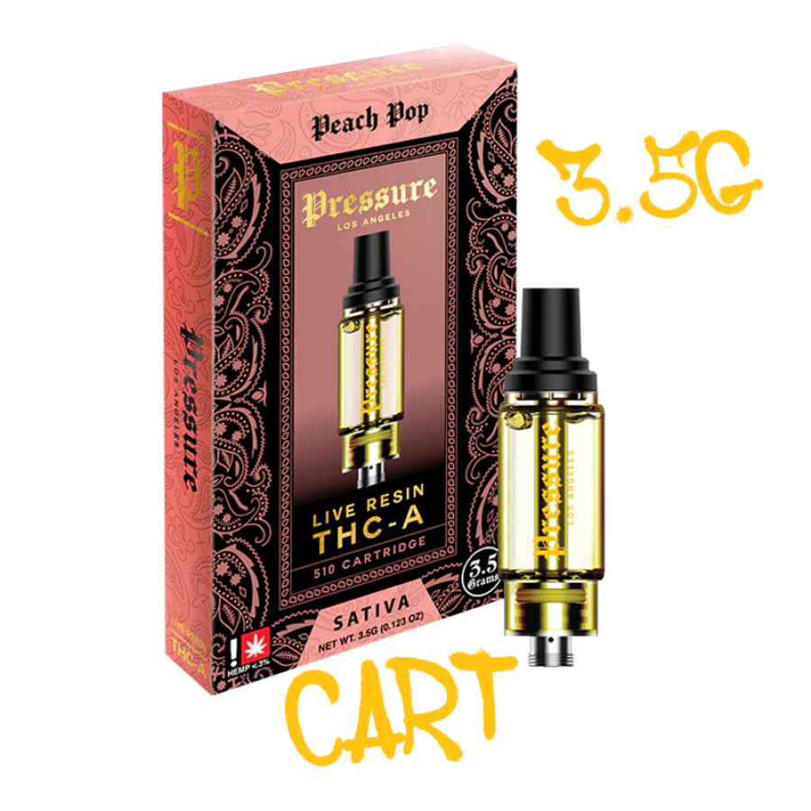 Pressure Live Resin Vape Cartridge 3.5 Gram