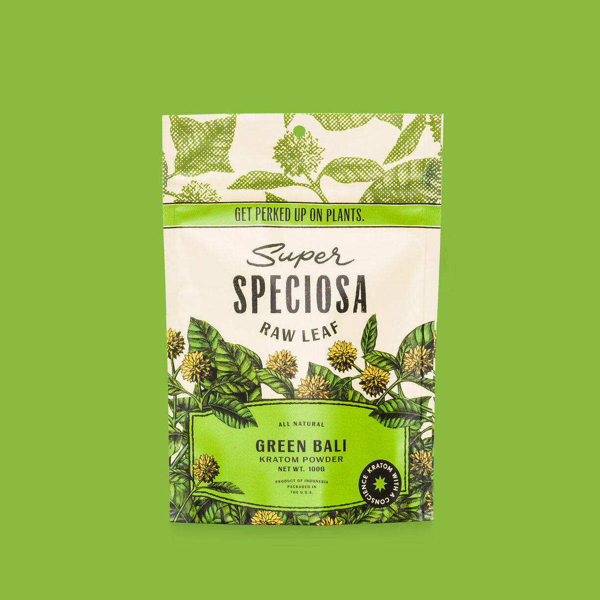 Super Speciosa Green Bali Kratom Powder