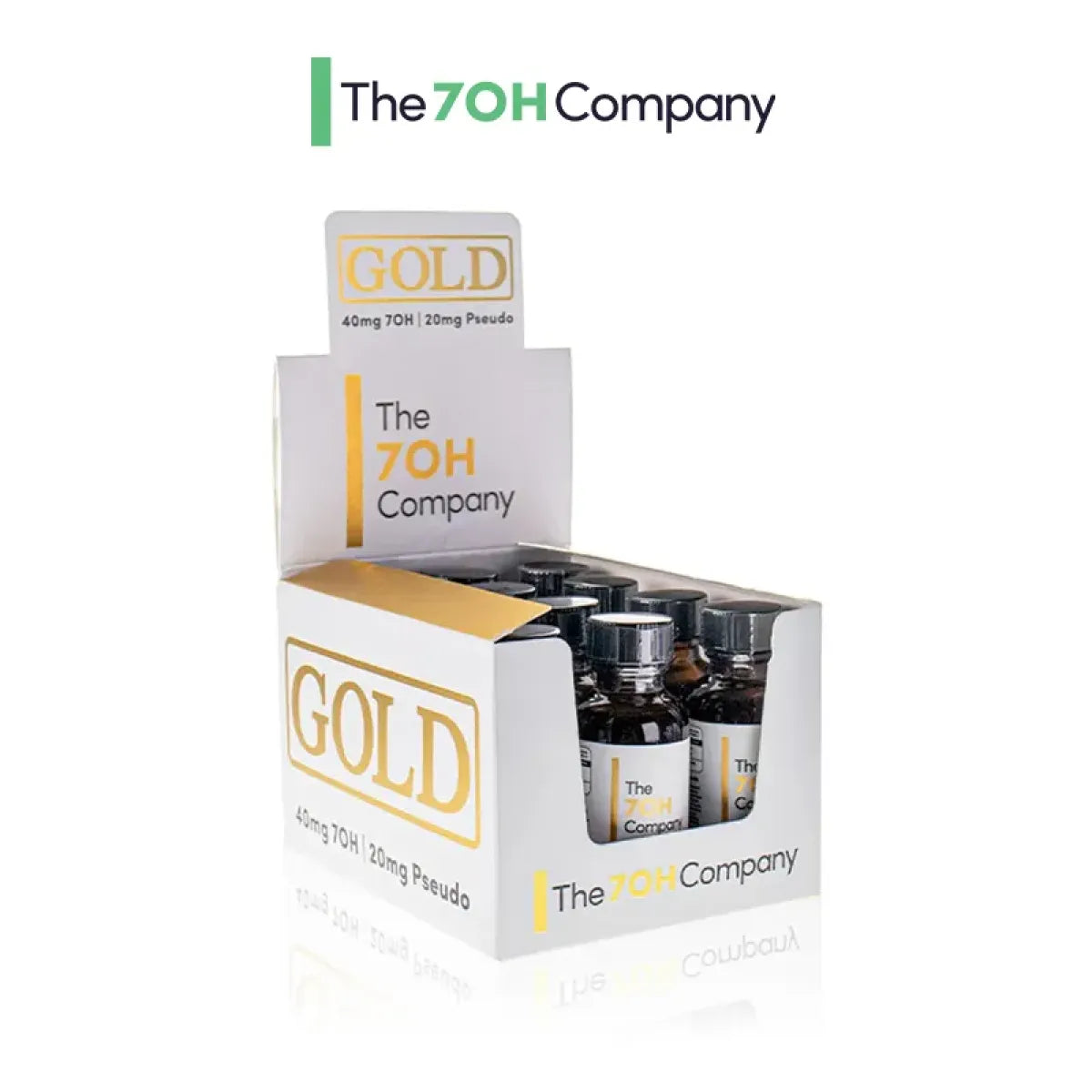 The 7oh Company 7 Hydroxy Pseudo Gold Kratom Shot 1.1 oz