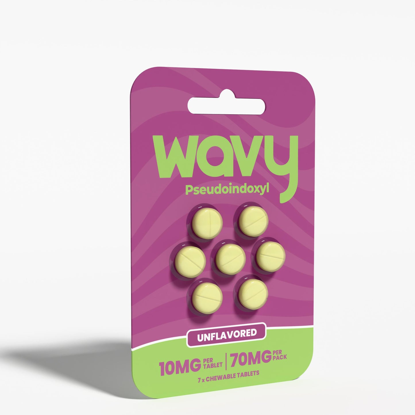 Wavy Pseudo Tablets 10mg Per Tablet Total 50mg per Pack