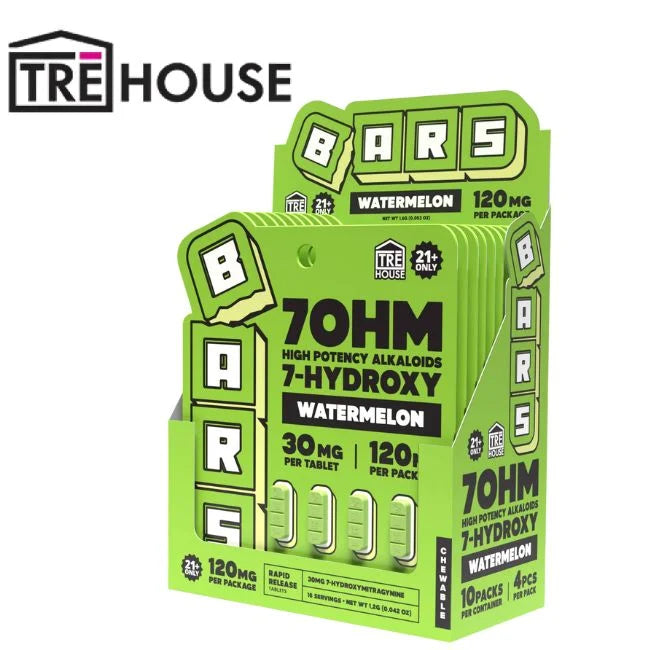 Bars Tre House 7 Hydroxy Kratom Tablet 30mg 4pk