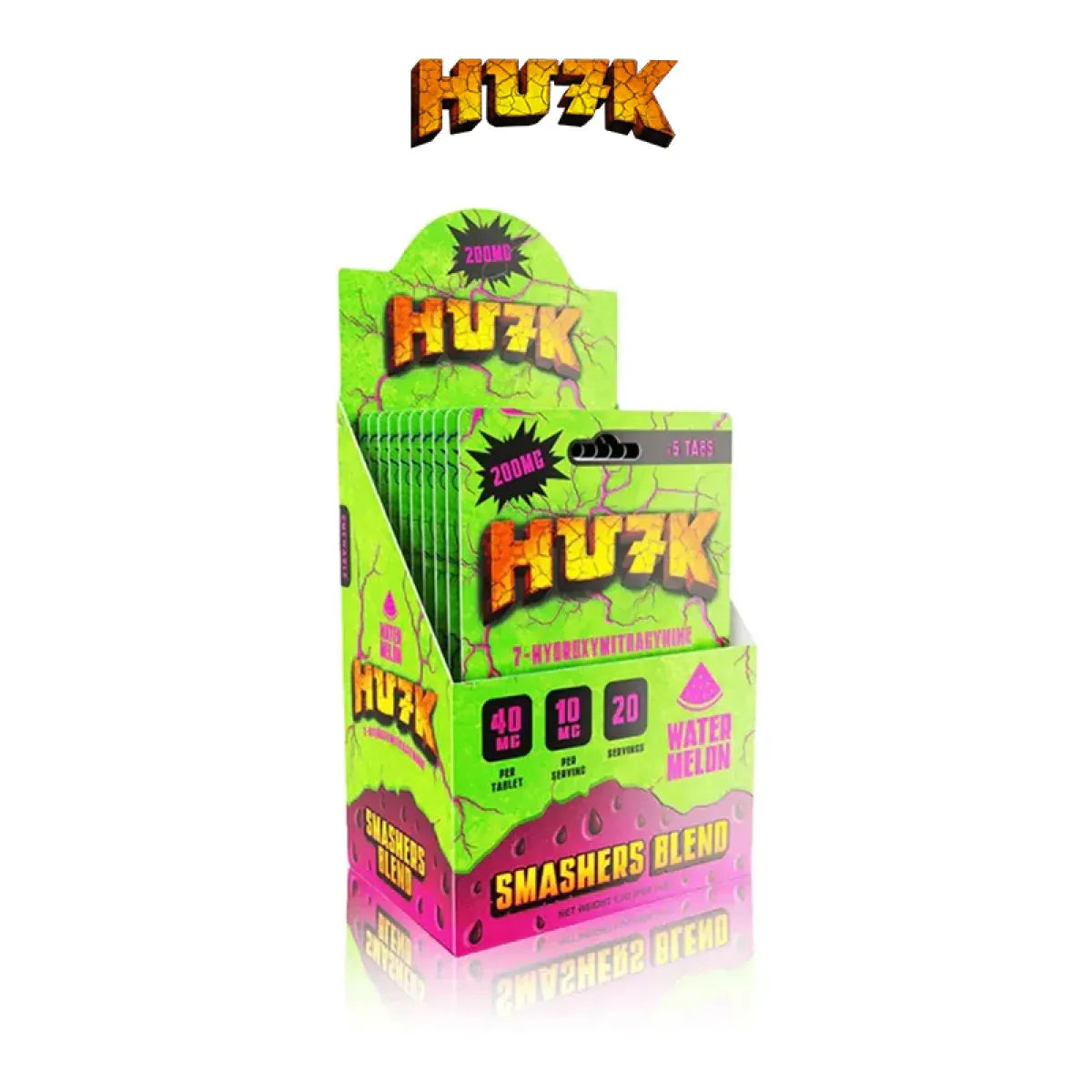 Hu7k 7 Smashers Kratom Tablets Hydroxy 40mg 5ct