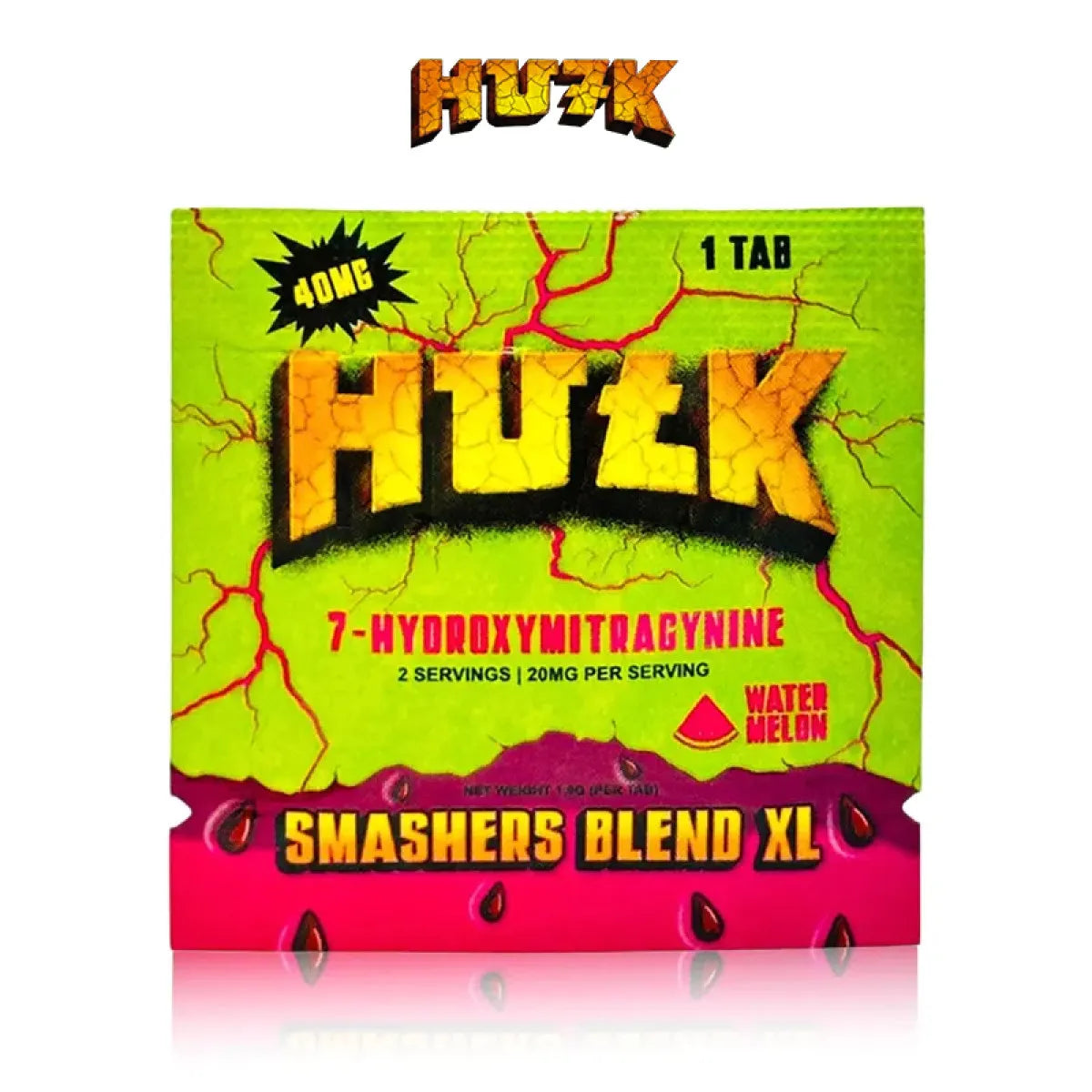 Hu7k Smashers Blend Kratom Tablets 40mg 1ct