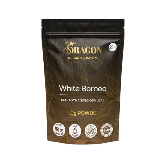 White Borneo Dragon Organic Kratom Powder Bag 250mg