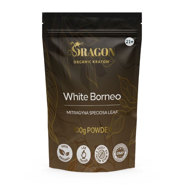 White Borneo Dragon Organic Powder Bag 100gm