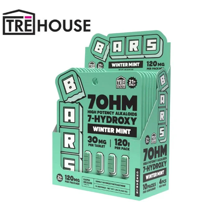 Bars Tre House 7 Hydroxy Kratom Tablet 30mg 4pk