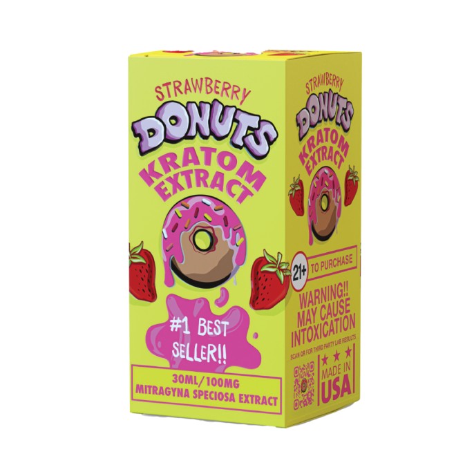 Opms Kratom Shots - Strawberry Donuts