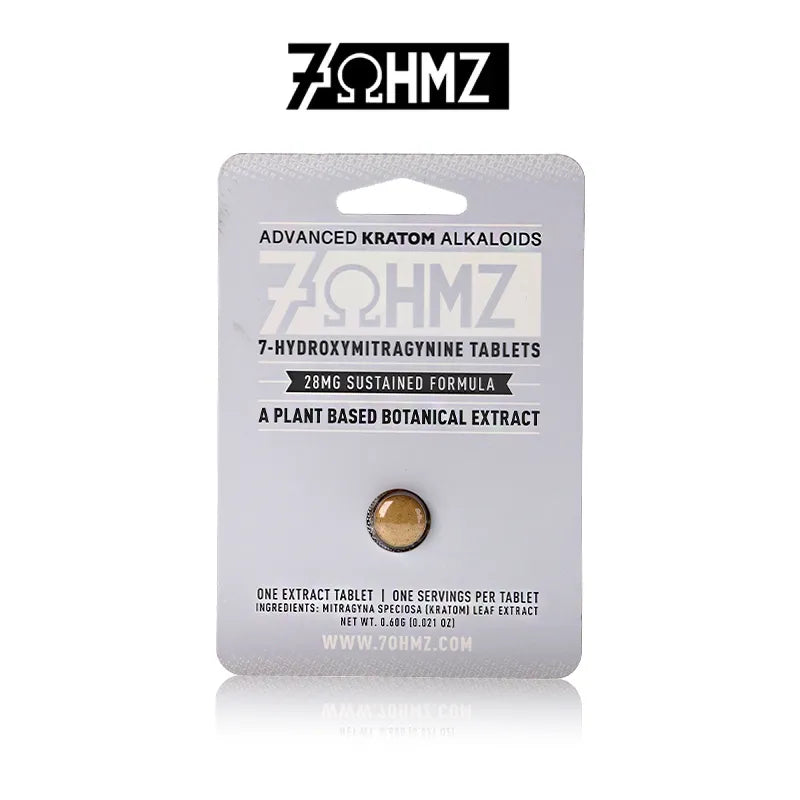 7ohmz 7 Kratom Tablets Hydroxy 28mg 1ct