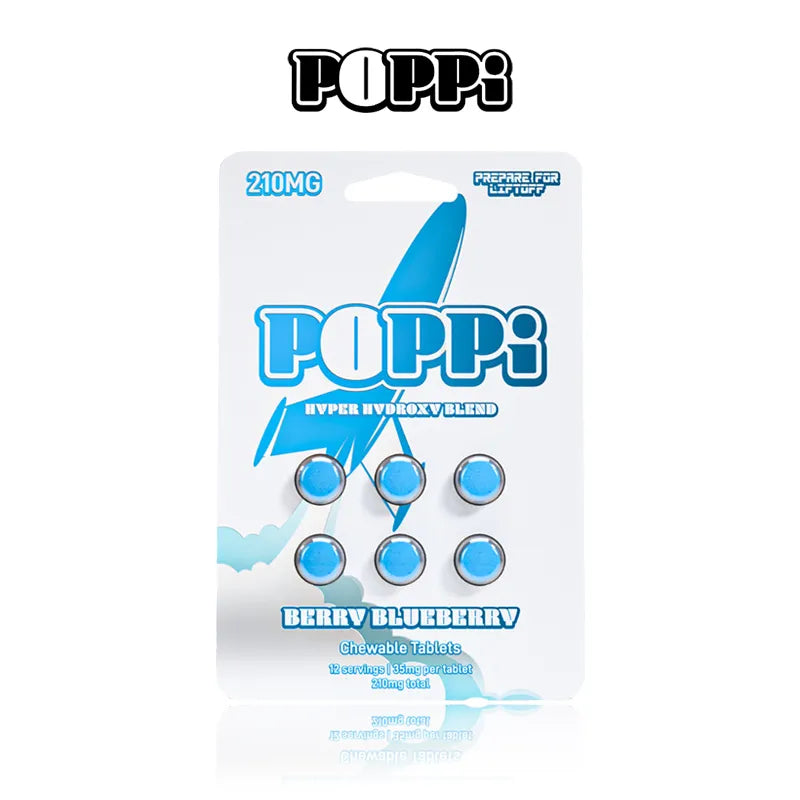 Poppi Hyper 7 Hydroxy Kratom Tablets 35mg 6ct