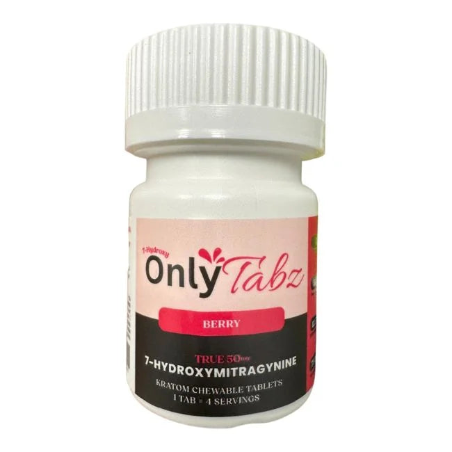 Only Tabz 7 Hydroxy 50mg per Tablet 15ct Jar