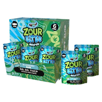 Zour Stash Bitez Micros Gummies D8 D9 THCP 6pk