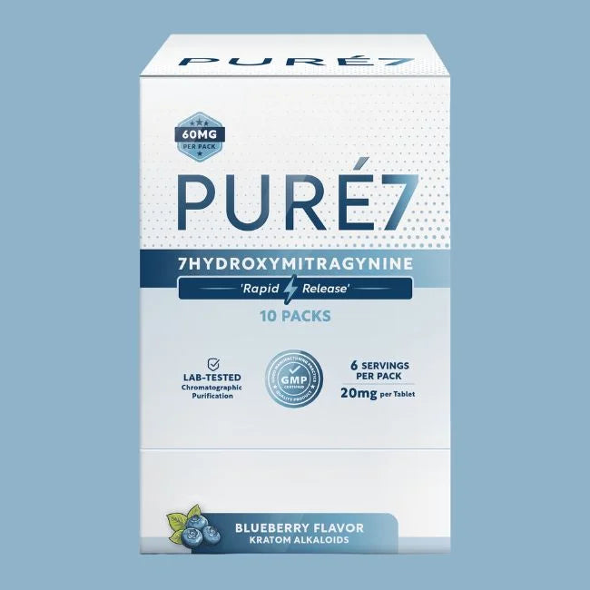 Pure 7 Hydroxy Tablets 20mg 3Pk 60mg total