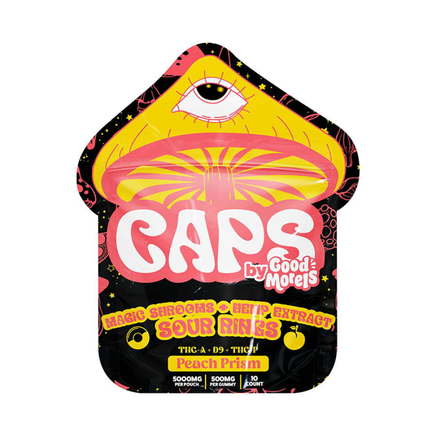 CAPS MAGIC SHROOMS SOUR RINGS GUMMIES 5000MG