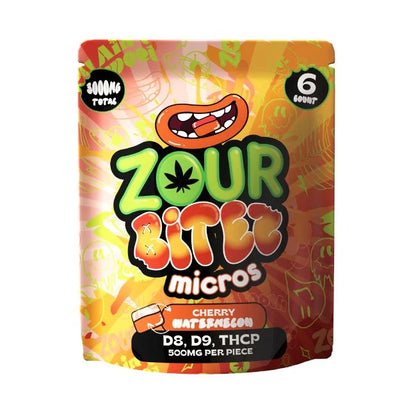 Zour Stash Bitez Micros Gummies D8 D9 THCP 6pk