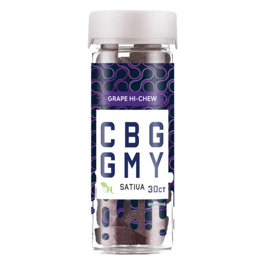 GMY CBG Gummies | 30 Gummy's per Jar - 1500mg CBG