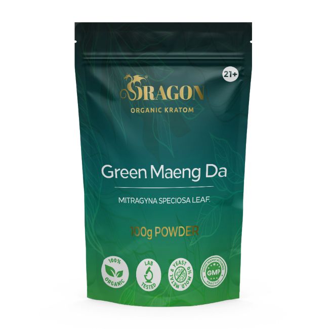 Green Maeng Da Dragon Organic Powder Bag 100gm