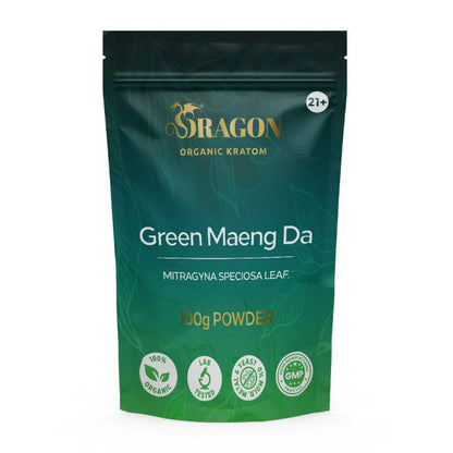 Green Maeng Da Dragon Organic Powder Bag 100gm