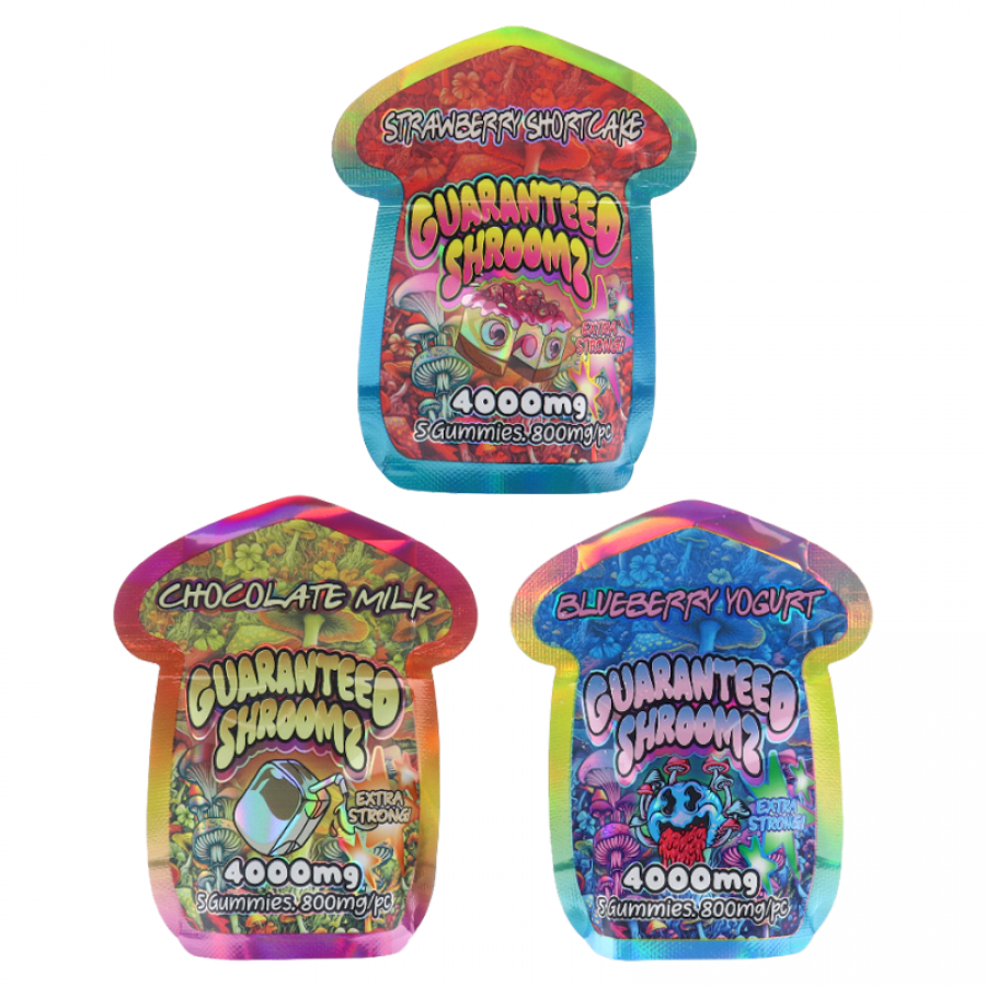 Guaranteed Shroomz Mini Gummies 4000mg | 5 Count Per Pack
