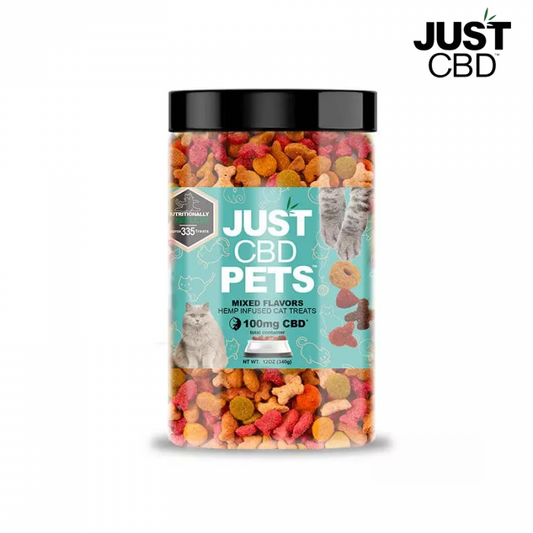 JUST CBD MIXED FLAVOR CAT TREATS 100MG