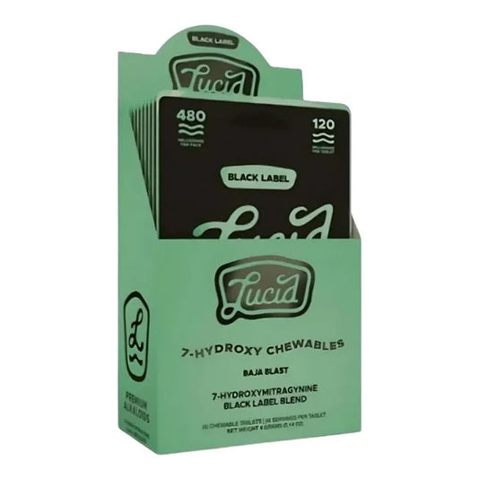 Lucid 7 Hydroxy Black Label Kratom Tablet 120mg 4pk
