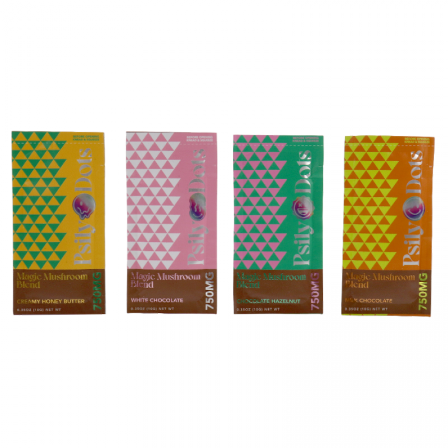 PSILY & DOTS MAGIC MUSHROOM BLEND CHOCOLATE 750MG