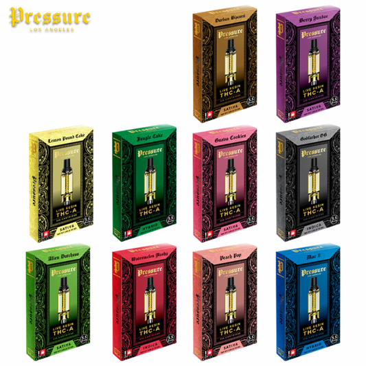 Pressure THC-A Live Resin Vape Cartridge 3.5 Gram