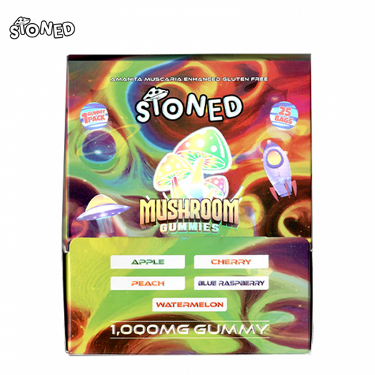 Stoned Amanita Muscaria Mushroom Gummies 1000mg | 1 Count per Pack