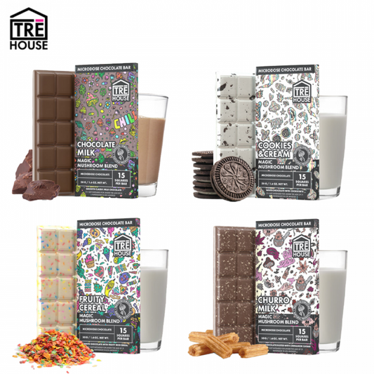 TREHOUSE MAGIC MUSHROOM MICRODOSE CHOCOLATE BAR