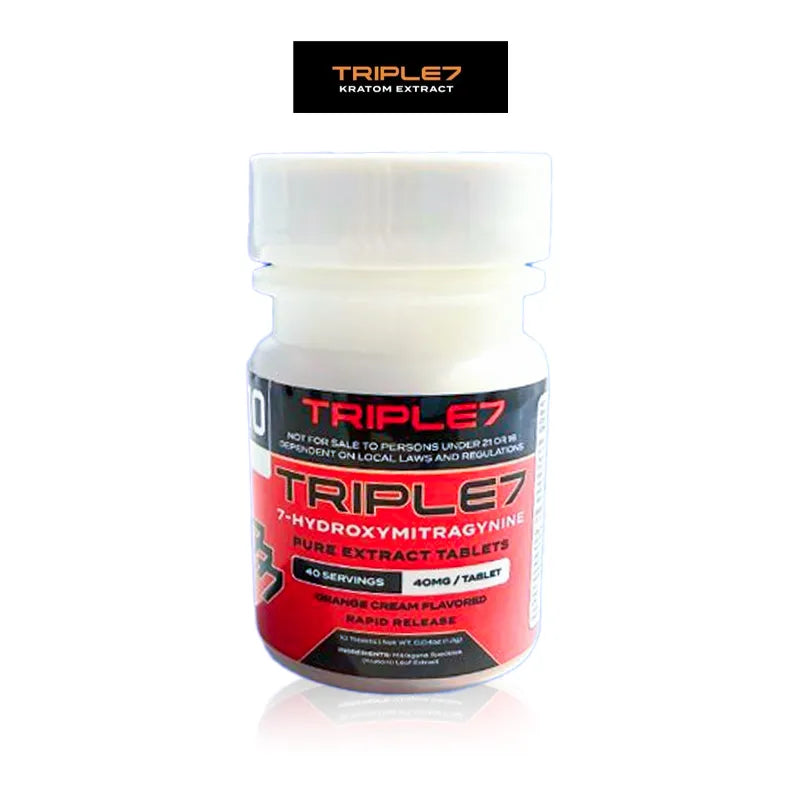 Triple7 Kratom Tablets Hydroxy 40mg 10ct