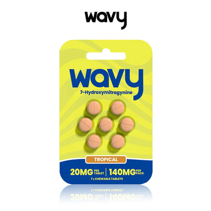 Wavy 7 Hydroxy Kratom Tablets 20mg 7ct
