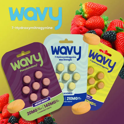 Wavy 7 Hydroxy Kratom Tablets 20mg 7ct