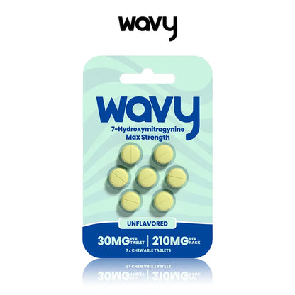 Wavy 7 Hydroxy Kratom Tablets 30mg 7ct
