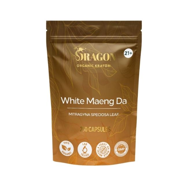 White Maeng Da Dragon Organic Powder Bag 100gm