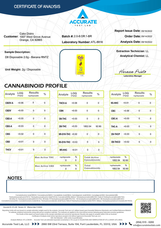 Cake 2.0 Banana Runtz