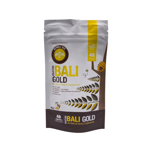 Bumble Bee Kratom Bali Gold Capsules