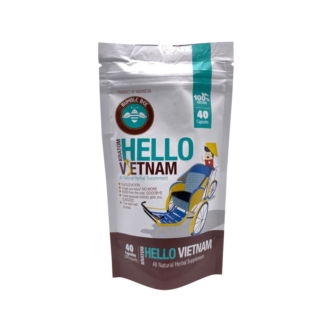 Capsule Hello Bumble Bee Kratom Hello Vietnam Capsules