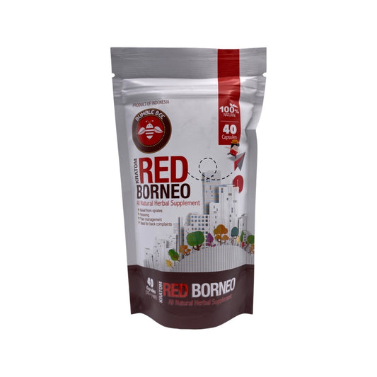 Bumble Bee Kratom Red Borneo Capsules